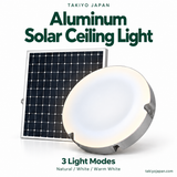 Maru Aluminum Solar Ceiling Light