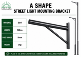 TAKIYO JAPAN™ Mounting Bracket & Retractable Pole 4 Meters & 6 Meters