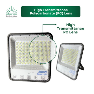 TAKIYO JAPAN™ New ICHIRO 300W & 400W Solar Floodlights With Battery Status Indicator - takiyo japan solarlights