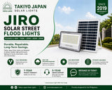 Jiro Repairable Solar Flood Lights with LiFePO4 Battery | Takiyo Japan