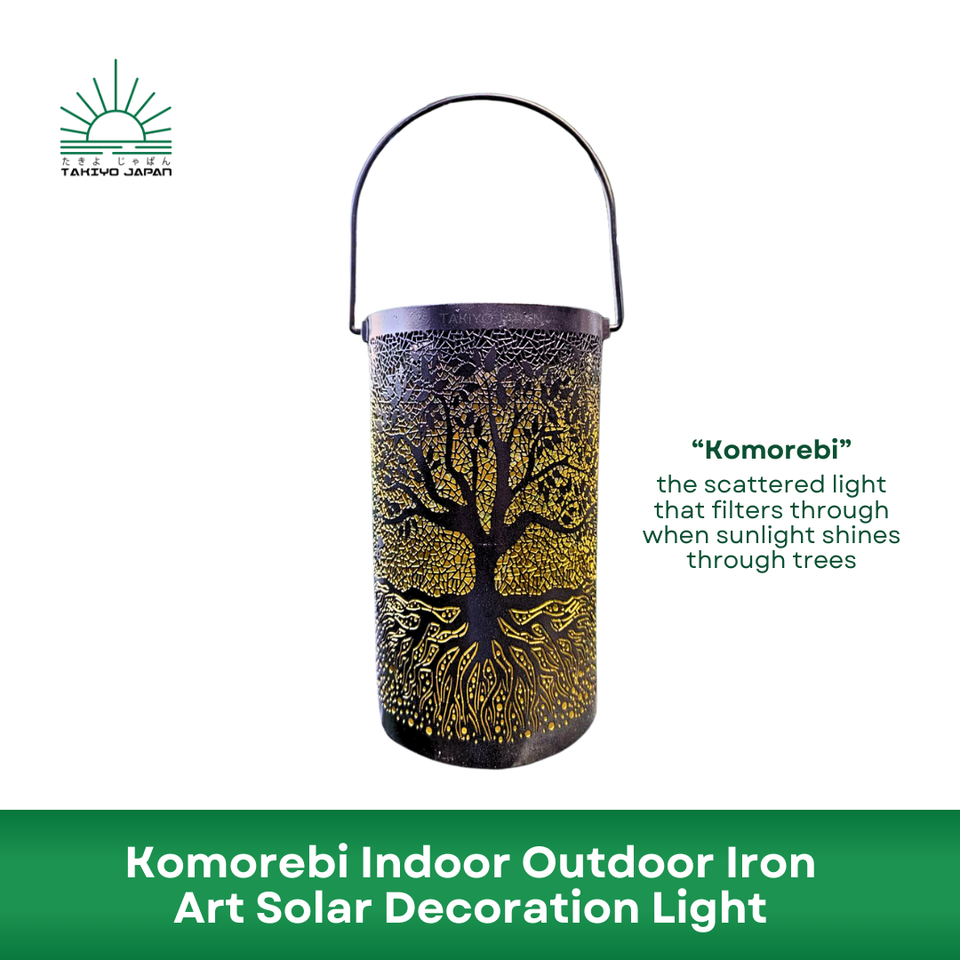 TAKIYO JAPAN™ Indoor Outdoor Solar Lanterns - takiyo japan solarlights