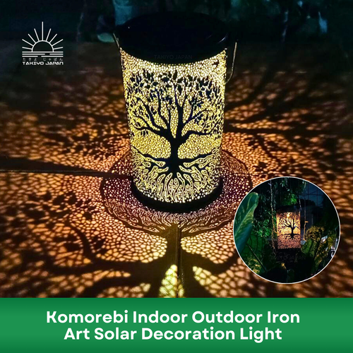 TAKIYO JAPAN™ Indoor Outdoor Solar Lanterns - takiyo japan solarlights