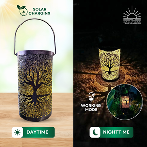 TAKIYO JAPAN™ Indoor Outdoor Solar Lanterns - takiyo japan solarlights