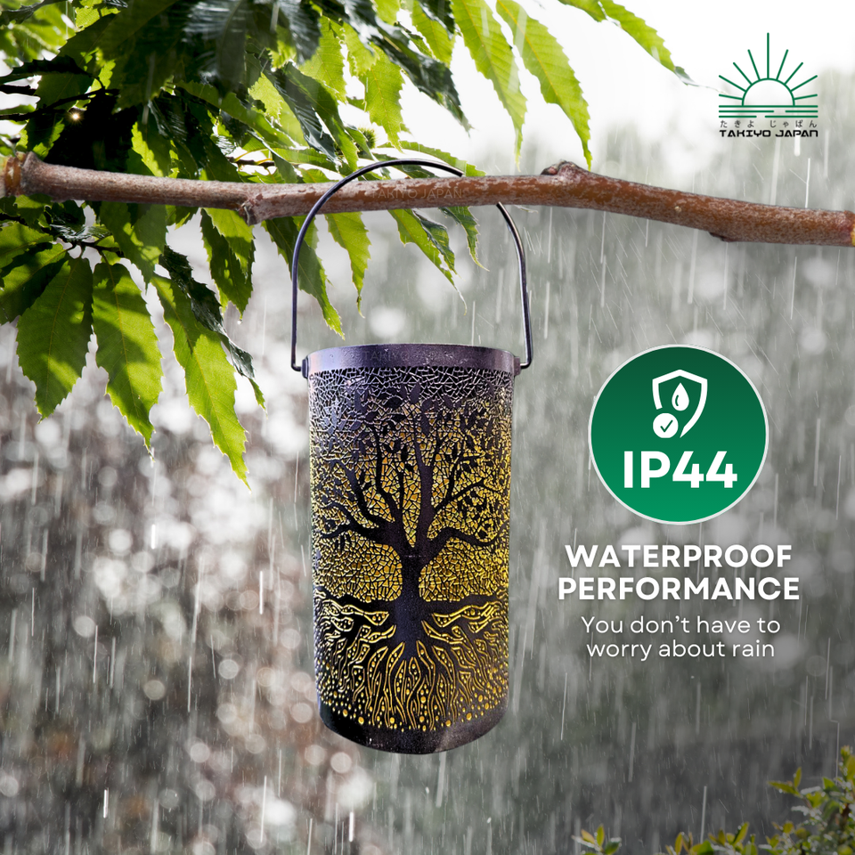 TAKIYO JAPAN™ Indoor Outdoor Solar Lanterns - takiyo japan solarlights