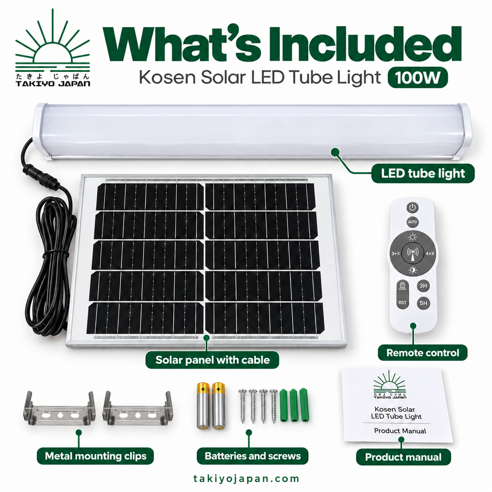 Kosen Solar LED Tube Light 100W
