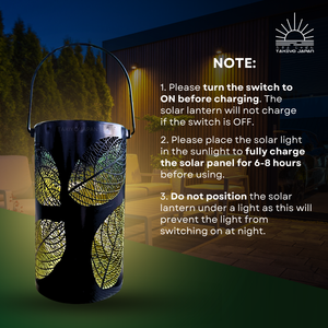 TAKIYO JAPAN™ Indoor Outdoor Solar Lanterns - takiyo japan solarlights