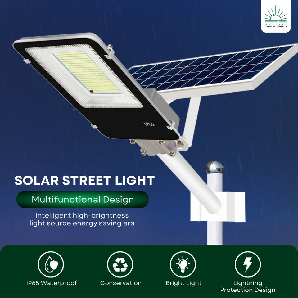 Takiyo Japan New Design Akihito 300W Eco Solar Street Light - takiyo japan solarlights