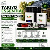 Takiyo Essential 3kW Expandable Hybrid Solar Power System