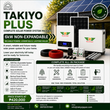 Takiyo Plus 6kW Hybrid Solar Power System