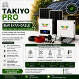 Takiyo Pro 8kW Expandable Hybrid Solar Power System
