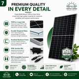 Yingli 650W N-Type TOPCon Bifacial Solar Panel | Takiyo Japan