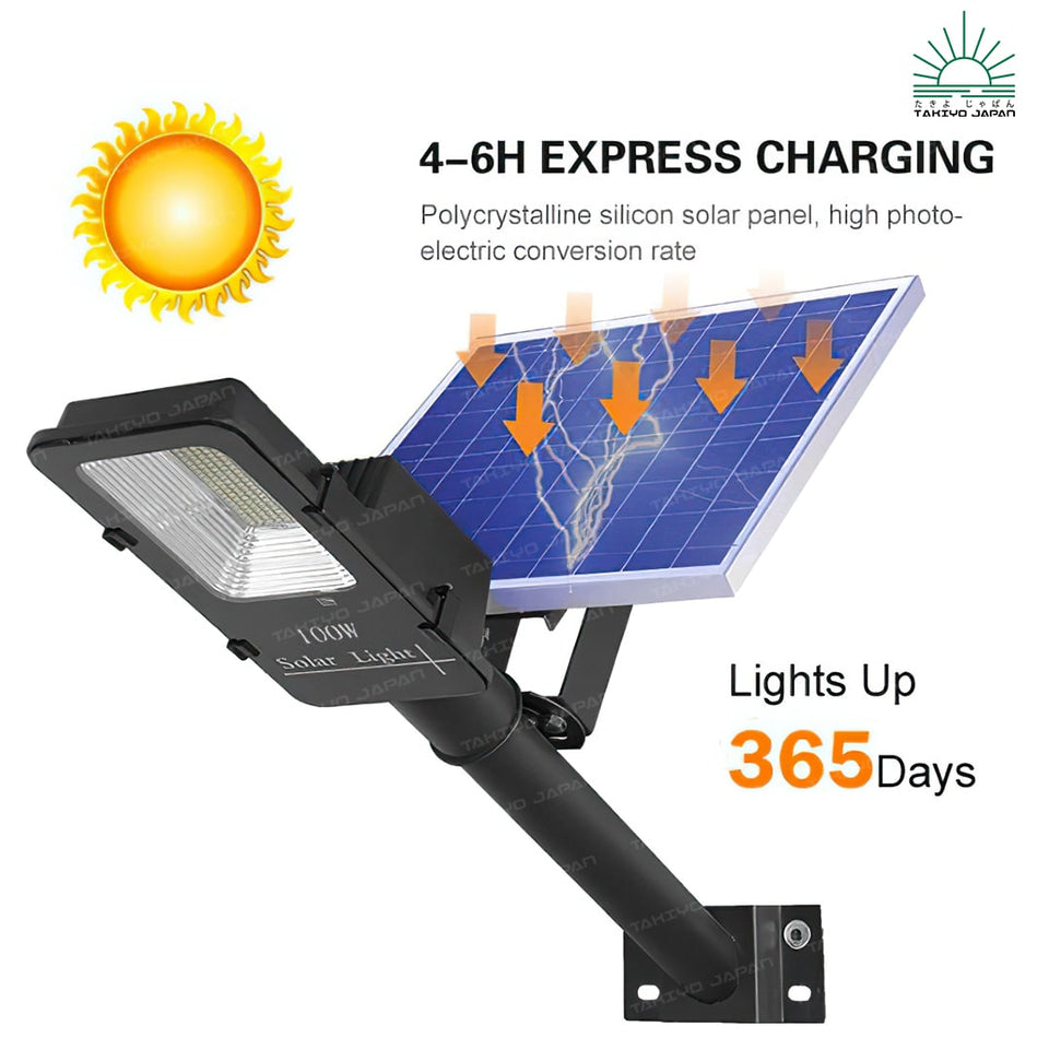 TAKIYO JAPAN™ AKIHITO (100W, 150W & 200W) Solar Street Light