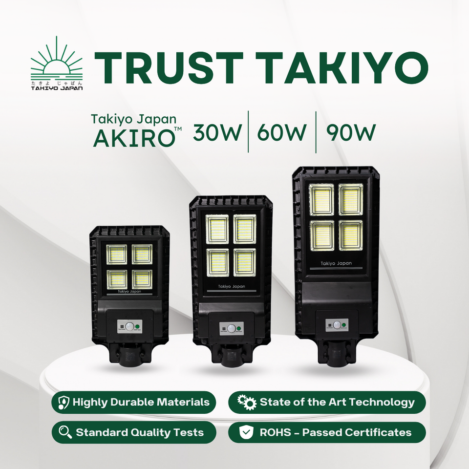 Akiro solar clearance street light