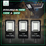 TAKIYO JAPAN™ AKIHITO (100W, 150W & 200W) Solar Street Light