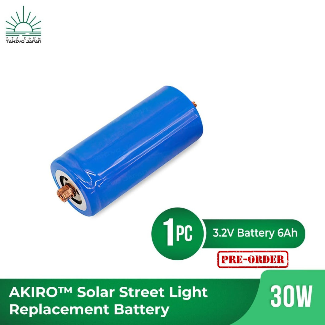 [PRE-ORDER] TAKIYO JAPAN™ AKIRO Solar Street Light Battery Replacement (30W, 60W & 90W) - takiyo japan solarlights